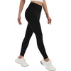 image:imageAlaroo Fleece Lined Leggings Women Fall Winter Thermal Warm Elastic High Waisted Tummy Control Workout Yoga PantsBlack Thick Fleece