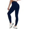 image:imageAlaroo Fleece Lined Leggings Women Fall Winter Thermal Warm Elastic High Waisted Tummy Control Workout Yoga PantsNavy Blue Thin Fleece