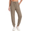image:imageAlaroo Joggers for Women with Pockets Gym Clothes Active Pants SweatpantsKhaki
