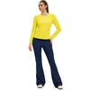 image:imageAlaroo Open Back Workout Tops for Women Long Sleeve Gym Yoga Sport Athletic Shirts Split Back Loose CropYellow