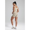 image:imageAlaroo Two Piece Workout Sets for Women Summer Casual Matching Short Set02 Cream Print
