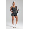 image:imageAlaroo Two Piece Workout Sets for Women Summer Casual Matching Short Set02 Dark Grey Print