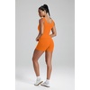 image:imageAlaroo Two Piece Workout Sets for Women Summer Casual Matching Short Set05 Solid Orange
