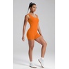 image:imageAlaroo Two Piece Workout Sets for Women Summer Casual Matching Short Set05 Solid Orange