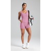 image:imageAlaroo Two Piece Workout Sets for Women Summer Casual Matching Short Set06 Solid Pink