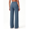 image:imageAlaroo Wide Leg Pants for Women Casual Yoga Tummy ControlBlue
