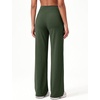 image:imageAlaroo Wide Leg Pants for Women Casual Yoga Tummy ControlGreen