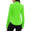 image:imageAlaroo Womens 14 Zip Long Sleeve Shirts Fishing Workout TopsGreen