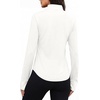 image:imageAlaroo Womens 14 Zip Long Sleeve Shirts Fishing Workout TopsOffwhite