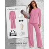 image:imageAlaroo Womens 2 Piece Workout Sets Pilates Yoga Outfits Gym Active WearPink