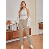 image:imageAlaroo Womens Joggers Pants 27 High Waisted Athletic Workout Sweatpants for Lounge Running Yoga GymKhaki