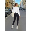 image:imageAlaroo Womens Long Sleeve Shirts Oversize Crop Top Workout OutfitsOffwhite