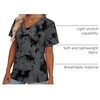 image:imageAlaroo Womens Summer Tops 2026 V Neck Short Sleeve Shirts Trendy Dressy Casual Vacation Outfits PrintedPrint 05