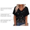 image:imageAlaroo Womens Summer Tops 2026 V Neck Short Sleeve Shirts Trendy Dressy Casual Vacation Outfits PrintedPrint 11