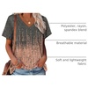 image:imageAlaroo Womens Summer Tops 2026 V Neck Short Sleeve Shirts Trendy Dressy Casual Vacation Outfits PrintedPrint 14