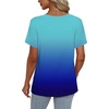 image:imageAlaroo Womens Summer Tops 2026 V Neck Short Sleeve Shirts Trendy Dressy Casual Vacation Outfits PrintedPrint 15