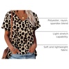 image:imageAlaroo Womens Summer Tops 2026 V Neck Short Sleeve Shirts Trendy Dressy Casual Vacation Outfits PrintedPrint 18