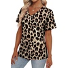 image:imageAlaroo Womens Summer Tops 2026 V Neck Short Sleeve Shirts Trendy Dressy Casual Vacation Outfits PrintedPrint 18