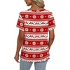 image:imageAlaroo Womens Summer Tops 2026 V Neck Short Sleeve Shirts Trendy Dressy Casual Vacation Outfits PrintedPrint 42