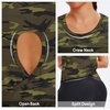 image:imageAlaroo Womens Workout Tank Tops Sleeveless Short Shirts for Sport Athletic Yoga Running Gym Loose Crop 2026Army Green