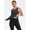 image:imageAlaroo Womens Workout Tank Tops Sleeveless Short Shirts for Sport Athletic Yoga Running Gym Loose Crop 2026Grey