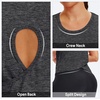 image:imageAlaroo Womens Workout Tank Tops Sleeveless Short Shirts for Sport Athletic Yoga Running Gym Loose Crop 2026Grey