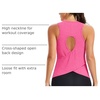 image:imageAlaroo Womens Workout Tank Tops Sleeveless Short Shirts for Sport Athletic Yoga Running Gym Loose Crop 2026Hot Pink