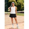 image:imageAlaroo Womens Workout Tank Tops Sleeveless Short Shirts for Sport Athletic Yoga Running Gym Loose Crop 2026White