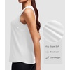 image:imageAlaroo Workout Tank Tops for Women Athletic Pilates Sleeveless OutfitsA White