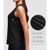 image:imageAlaroo Workout Tank Tops for Women Athletic Pilates Sleeveless OutfitsBlack