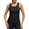 image:imageAlaroo Workout Tank Tops for Women Racerback Athletic Gym Clothes Womens Yoga Tight Fit Sleeveless Shirts ActivewearBlack