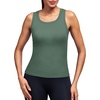 image:imageAlaroo Workout Tank Tops for Women Racerback Athletic Gym Clothes Womens Yoga Tight Fit Sleeveless Shirts ActivewearLegend Green