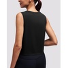 image:imageAlaroo Workout Tank Tops for Women Sleeveless Crop Top Lightweight Athletic Tank Top Yoga Running Pilates 2026Black