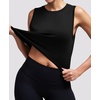 image:imageAlaroo Workout Tank Tops for Women Sleeveless Crop Top Lightweight Athletic Tank Top Yoga Running Pilates 2026Black