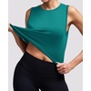 image:imageAlaroo Workout Tank Tops for Women Sleeveless Crop Top Lightweight Athletic Tank Top Yoga Running Pilates 2026Green
