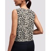 image:imageAlaroo Workout Tank Tops for Women Sleeveless Crop Top Lightweight Athletic Tank Top Yoga Running Pilates 2026Leopard Print