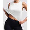 image:imageAlaroo Workout Tank Tops for Women Sleeveless Crop Top Lightweight Athletic Tank Top Yoga Running Pilates 2026White