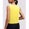 image:imageAlaroo Workout Tank Tops for Women Sleeveless Crop Top Lightweight Athletic Tank Top Yoga Running Pilates 2026Yellow