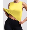 image:imageAlaroo Workout Tank Tops for Women Sleeveless Crop Top Lightweight Athletic Tank Top Yoga Running Pilates 2026Yellow