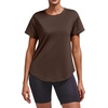 image:imageAlaroo Workout Tops for Women Short Sleeve TShirts Loose Fit Athletic Fitness Clothing for Gym Running Yoga Summer Tops 2026Beige