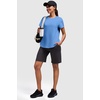 image:imageAlaroo Workout Tops for Women Short Sleeve TShirts Loose Fit Athletic Fitness Clothing for Gym Running Yoga Summer Tops 2026Blue