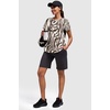 image:imageAlaroo Workout Tops for Women Short Sleeve TShirts Loose Fit Athletic Fitness Clothing for Gym Running Yoga Summer Tops 2026Brown Zebra Pattern