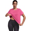 image:imageAlaroo Workout Tops for Women Short Sleeve TShirts Loose Fit Athletic Fitness Clothing for Gym Running Yoga Summer Tops 2026Hot Pink