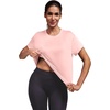 image:imageAlaroo Workout Tops for Women Short Sleeve TShirts Loose Fit Athletic Fitness Clothing for Gym Running Yoga Summer Tops 2026Pink