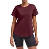 image:imageAlaroo Workout Tops for Women Short Sleeve TShirts Loose Fit Athletic Fitness Clothing for Gym Running Yoga Summer Tops 2026Red