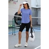 image:imageWomens Workout Tops for Women Sun Shirts UPF 50 Short Sleeve UV Protection Shirt Lightweight Quick Dry Hiking Top for WomenBlue