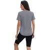 image:imageWomens Workout Tops for Women Sun Shirts UPF 50 Short Sleeve UV Protection Shirt Lightweight Quick Dry Hiking Top for WomenLight Purple