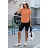 image:imageWomens Workout Tops for Women Sun Shirts UPF 50 Short Sleeve UV Protection Shirt Lightweight Quick Dry Hiking Top for WomenOrange