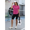 image:imageWomens Workout Tops for Women Sun Shirts UPF 50 Short Sleeve UV Protection Shirt Lightweight Quick Dry Hiking Top for WomenRed
