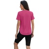 image:imageWomens Workout Tops for Women Sun Shirts UPF 50 Short Sleeve UV Protection Shirt Lightweight Quick Dry Hiking Top for WomenRed